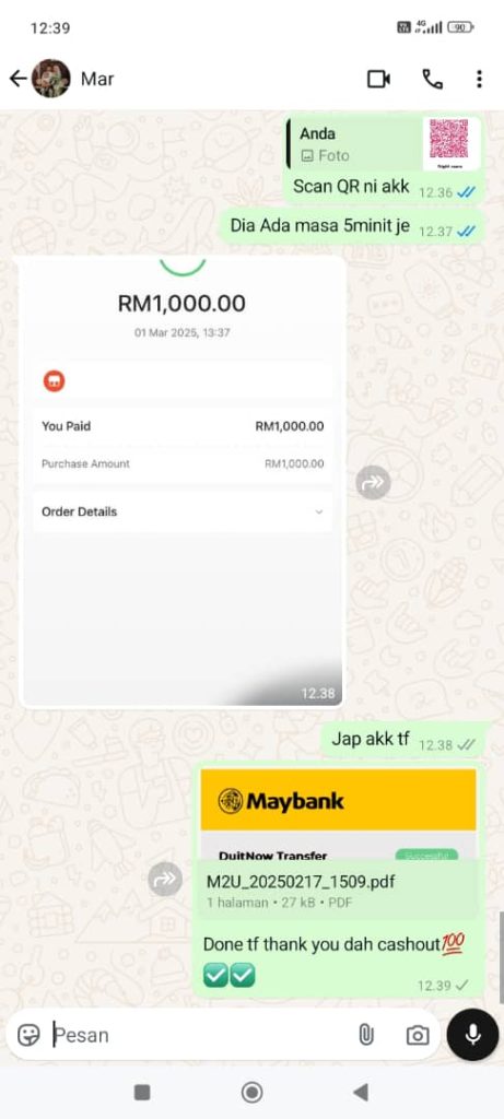 Testimoni 4 Pelanggan Kami